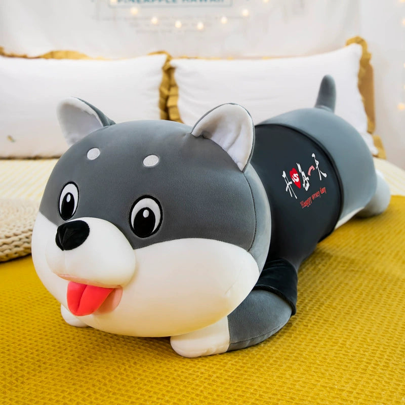 MT50393 Long Shiba Inu ခေါင်းအုံးအိပ်ရာအရုပ်