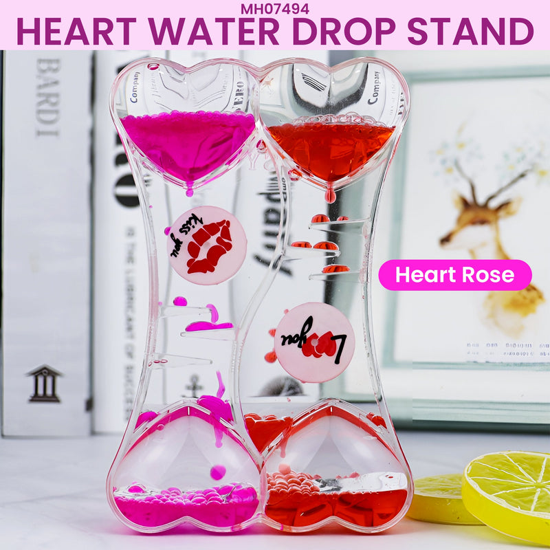 MH07494 Heart Water Drop Stand
