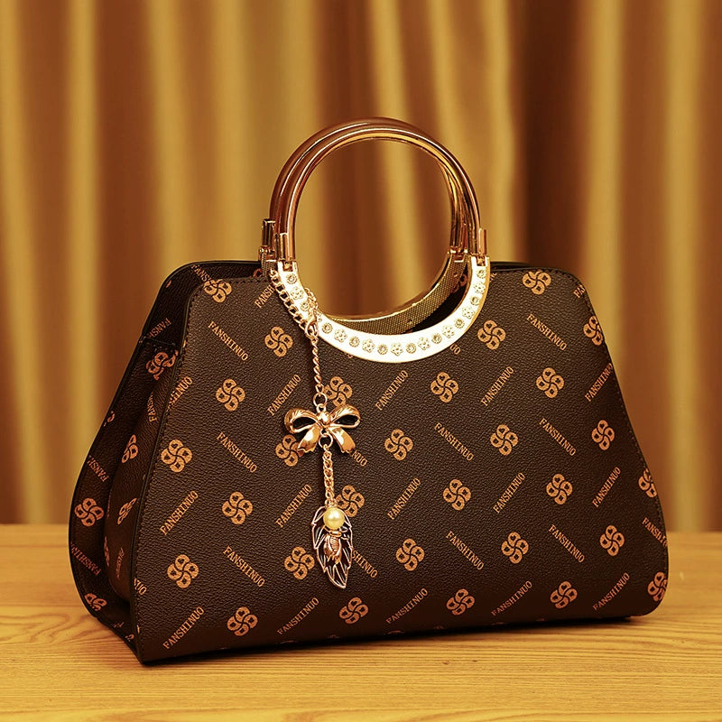 TB00442 အမျိုးသမီးများ Mom Tote Temperament Handheld ကြီးမားသော စွမ်းရည်ရှိသော ပခုံး Crossbody Bag