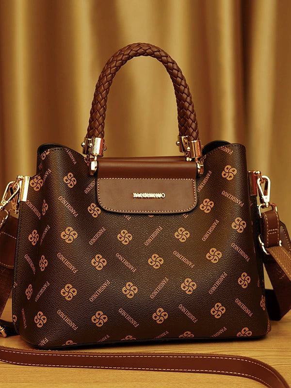 MB50381 အမျိုးသမီးများ Mom Tote Temperament လက်ကိုင်အိတ် ကြီးမားသော စွမ်းရည်ရှိသော ပခုံး Crossbody Bag