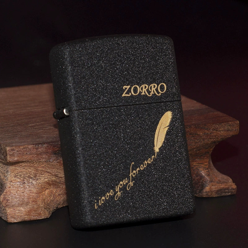 TG00628  Zorro Black Matte Kerosene Light