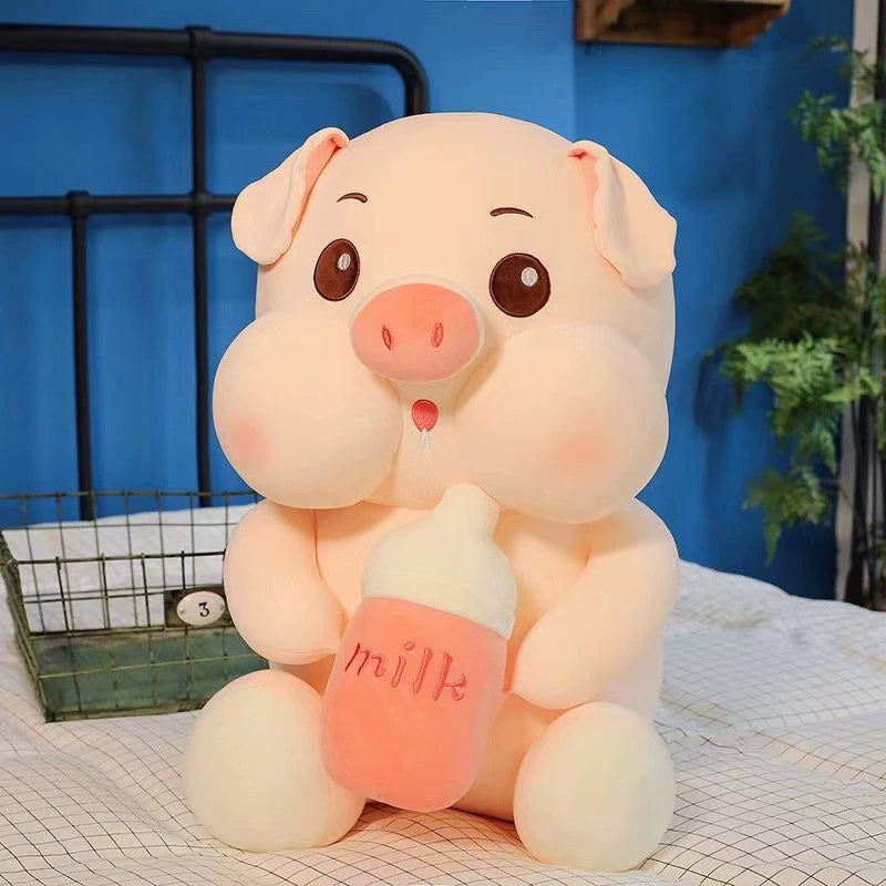 TT00456 New Net Red Product Baby Bottle Pig Ragdoll Plush အရုပ်
