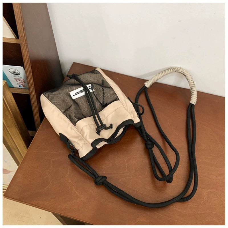 TB00158 အမျိုးသားများ၏အလုပ်လုပ်သော Workbodear, Crossbody Bag, ခေတ်မှီ Drawstring ပေါ့ပါးသောပခုံးအိတ်