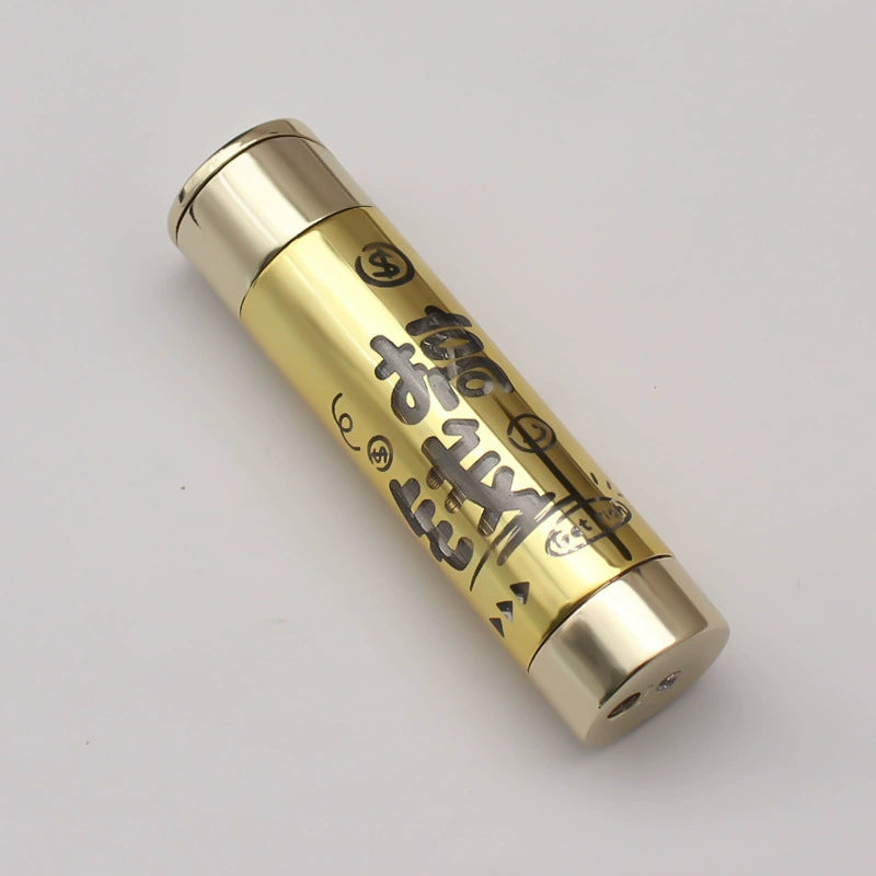 TG00363  Creative Panlong Cool Flash Lighter Metal Plastic Wind Proof Inflatable Cigarette Lighter Smoking