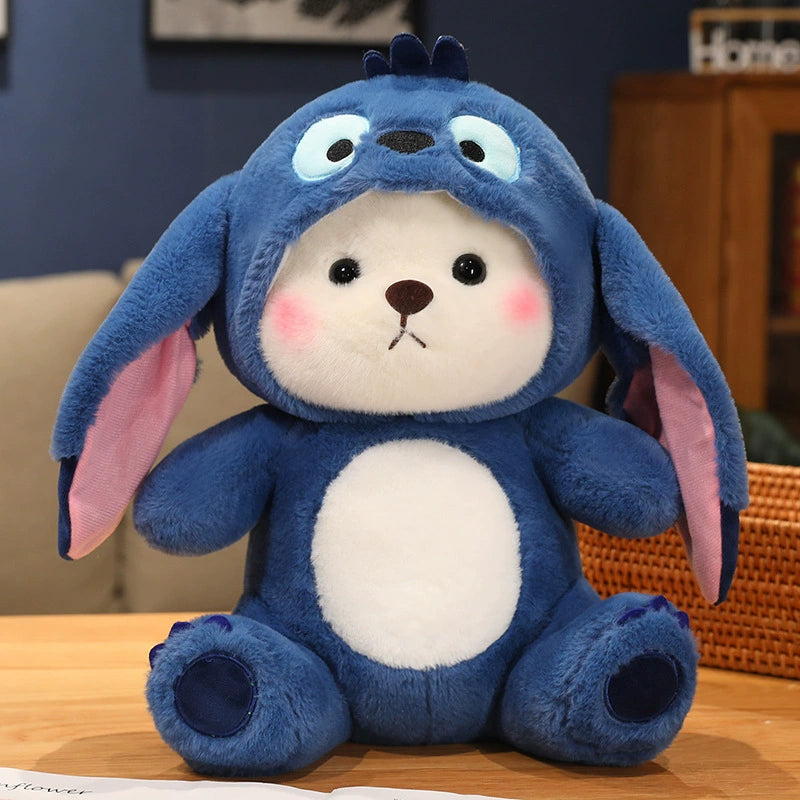TT00576   ချစ်စရာ Bear Doll Plush Toy Doll ကလေးများ အိပ်နေသော Ragdoll ချစ်သူ ချစ်သူ ချစ်သူ မွေးနေ့ လက်ဆောင်