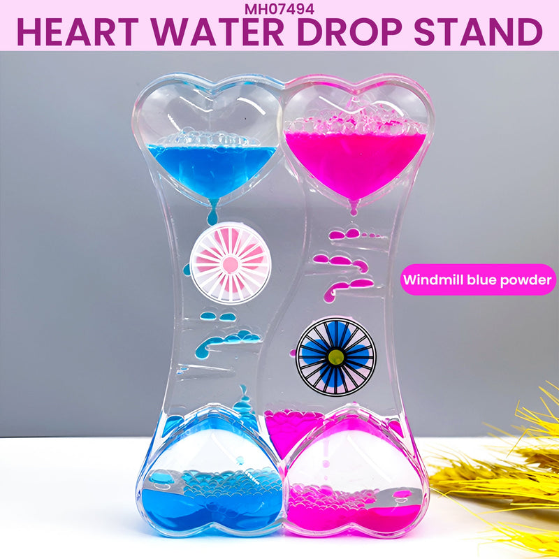MH07494 Heart Water Drop Stand