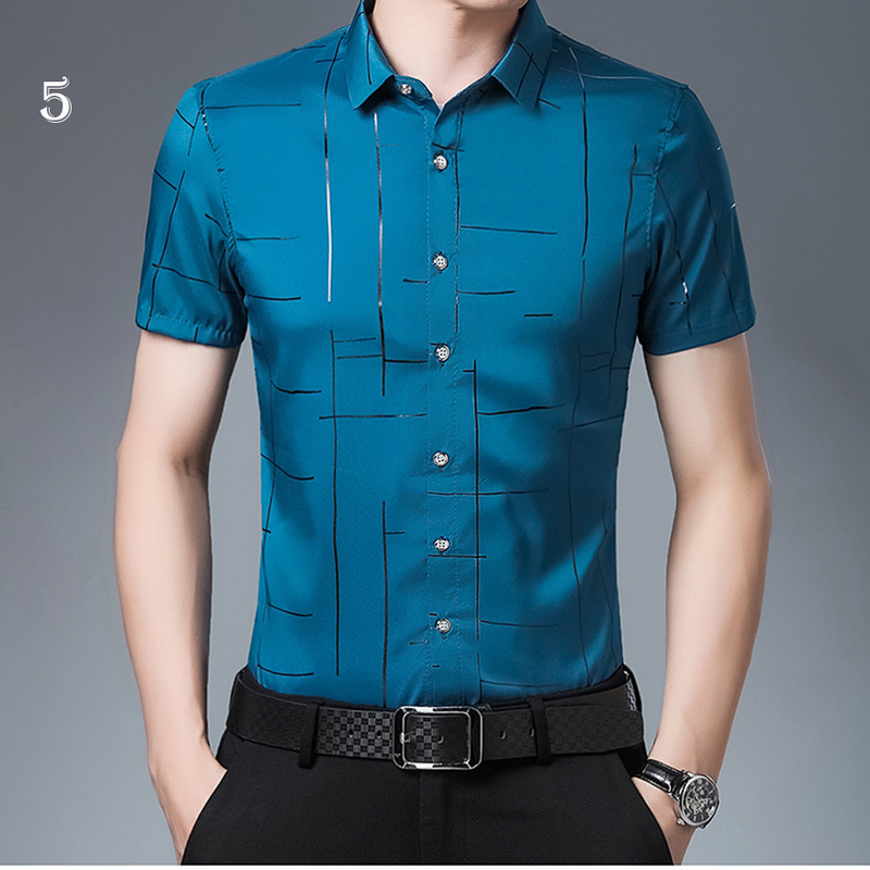 MF00085 Fashionကျပီး အသားကောင်းအရောင်သွေးစုံလင်တဲ့ အမျိုးသား၀တ်ကော်လံ Shirt